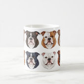 Amerikanischer Bulldogge gemustert Kaffeetasse (Mittel)