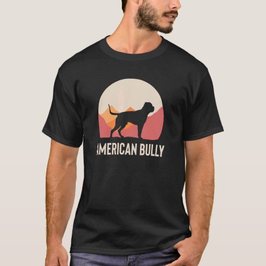 Amerikanischer Bully Berg T-Shirt (Vorderseite)