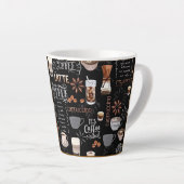 amerikanischer Cappuccino Milchtasse (Rechte Ecke)