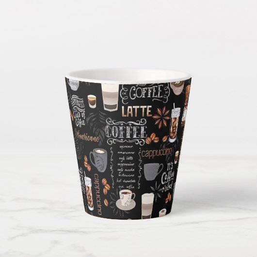 amerikanischer Cappuccino Milchtasse (Vorderseite)