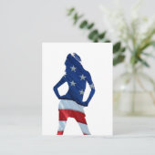 amerikanischer Chef Postkarte (Stehend Vorderseite)