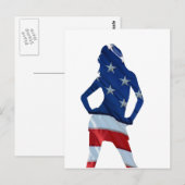 amerikanischer Chef Postkarte (Vorne/Hinten)