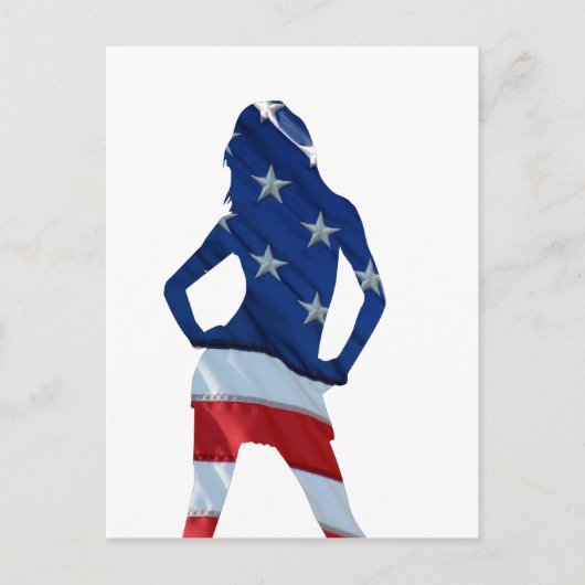 amerikanischer Chef Postkarte (Vorderseite)