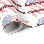 Amerikanischer Chiropraktor Geschenkpapier (Rolleneckpunkt)