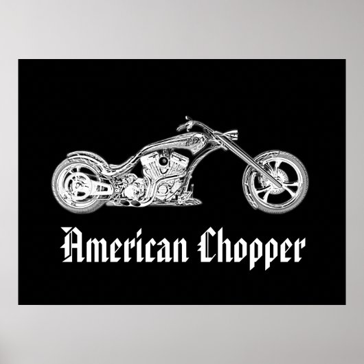 amerikanischer Chopper Poster (Vorne)