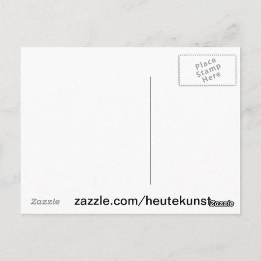 "AMERIKANISCHER CLASSIC" POSTKARTE (Rückseite)