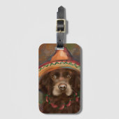 Amerikanischer Cocker Spaniel  Gepäckanhänger (Vorderseite Vertikal)