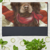 Amerikanischer Cocker Spaniel  Geschirrtuch (Gefaltet)