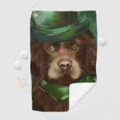 Amerikanischer Cocker Spaniel  Golfhandtuch (Insitu)