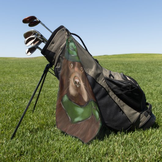 Amerikanischer Cocker Spaniel  Golfhandtuch (Gras)
