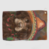 Amerikanischer Cocker Spaniel  Golfhandtuch (Horizontal)