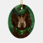 Amerikanischer Cocker Spaniel  Keramik Ornament (Rechts)