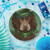 Amerikanischer Cocker Spaniel  Pappteller (Party)