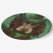 Amerikanischer Cocker Spaniel  Pappteller (Schrägansicht)