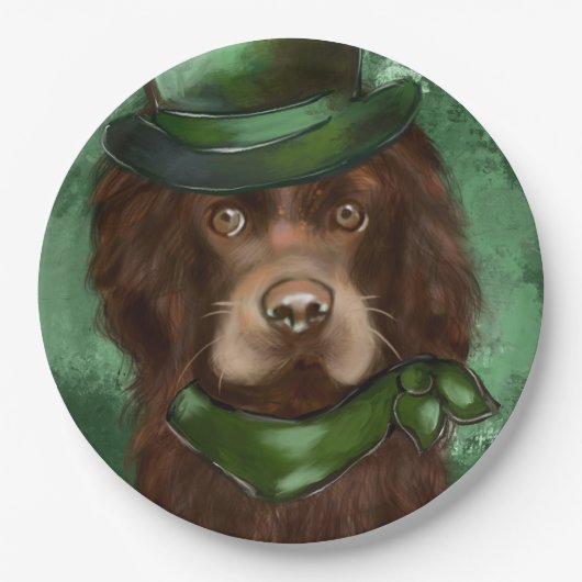 Amerikanischer Cocker Spaniel  Pappteller (Vorderseite)