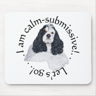 Amerikanischer Cocker Spaniel Ruhig Unterwürfig Mousepad