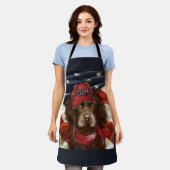 Amerikanischer Cocker Spaniel  Schürze (Getragen)