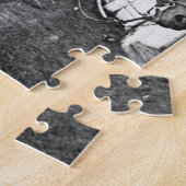 Amerikanischer Cowboy in Kansas, c.1880 (b/w Foto) Puzzle (Seite)