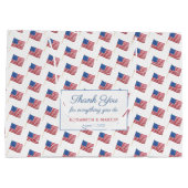 Amerikanischer Dank für Ihr Service Care Paket Große Geschenktüte (Rückseite)