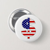 Amerikanischer Dollar Button (Vorne & Hinten)