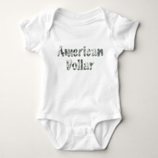 Amerikanischer-Dollar-Geldtypografie – Süßes Baby Strampler
