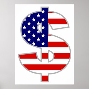 Amerikanischer Dollar Poster