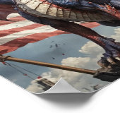 Amerikanischer Drache Poster (Ecke)