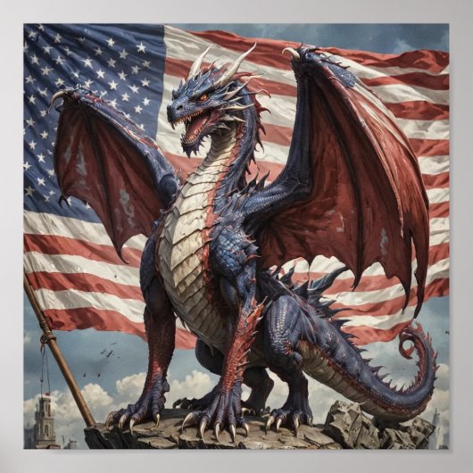Amerikanischer Drache Poster (Vorne)
