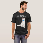 Amerikanischer Drahthaarterrier Ew People Cat Trag T-Shirt (Vorne ganz)