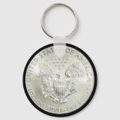 AMERIKANISCHER EDELSILVER DOLLAR-SCHLÜSSELANHÄNGER SCHLÜSSELANHÄNGER (Vorderseite)