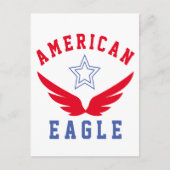 AMERIKANISCHER ELER - FREIHEIT POSTKARTE (Vorderseite)