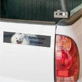 Amerikanischer Eskimo Autoaufkleber (Auf Lkw)