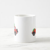 Amerikanischer Eskimo Hund Auto fahren - Baum oben Kaffeetasse (Mittel)