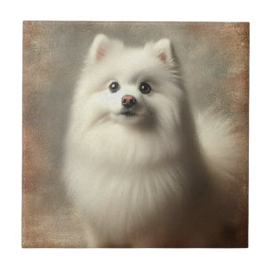 Amerikanischer Eskimo Hund Fliese