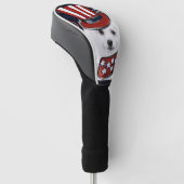 Amerikanischer Eskimo-Hund Golf Headcover (angewinkelt)