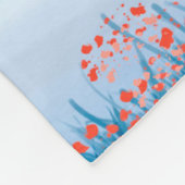 Amerikanischer Eskimo Hund in Auto mit dem Weihnac Fleecedecke (Ecke)