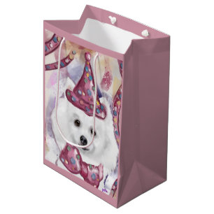 Amerikanischer Eskimo-Hund  Mittlere Geschenktüte