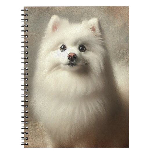 Amerikanischer Eskimo-Hund Notizblock (Vorderseite)