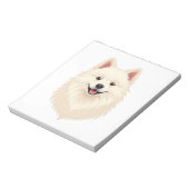 Amerikanischer Eskimo-Hund Notizblock (Rotiert)