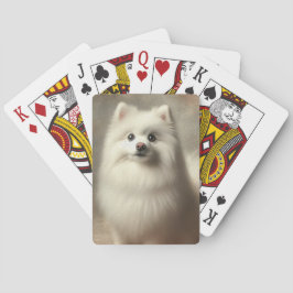 Amerikanischer Eskimo-Hund Spielkarten
