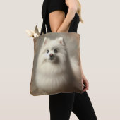 Amerikanischer Eskimo-Hund Tasche (Von Nahem)