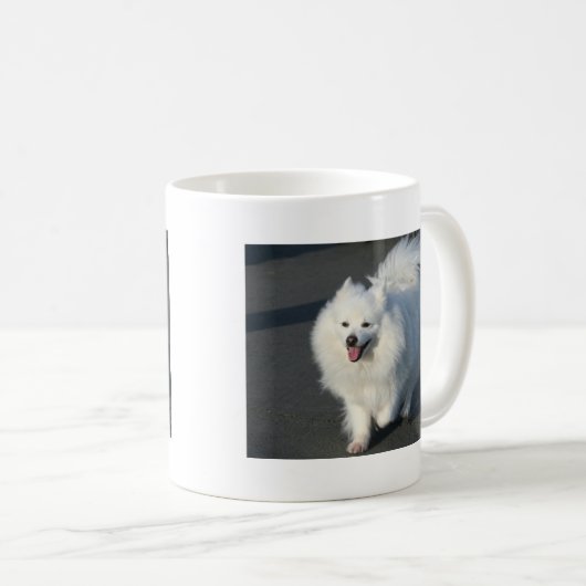 Amerikanischer Eskimo Kaffeetasse (VorderseiteRechts)