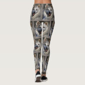 Amerikanischer Eskimo Leggings (Rückseite)