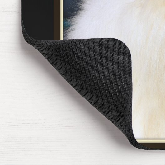 Amerikanischer Eskimo Mousepad (Ecke)