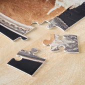 Amerikanischer Eskimohund mit Ballons Geburtstag Puzzle (Seite)