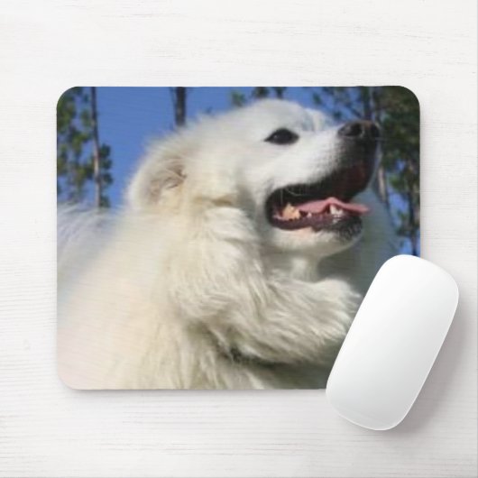Amerikanischer Eskimohund Mousepad (Mit Mouse)