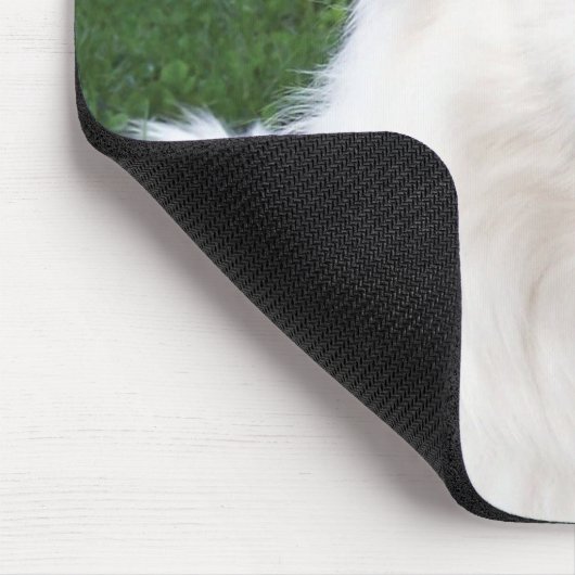 Amerikanischer Eskimohund Mousepad (Ecke)