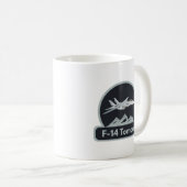 Amerikanischer F-14-Jet-Kämpfer Kaffeetasse (VorderseiteRechts)