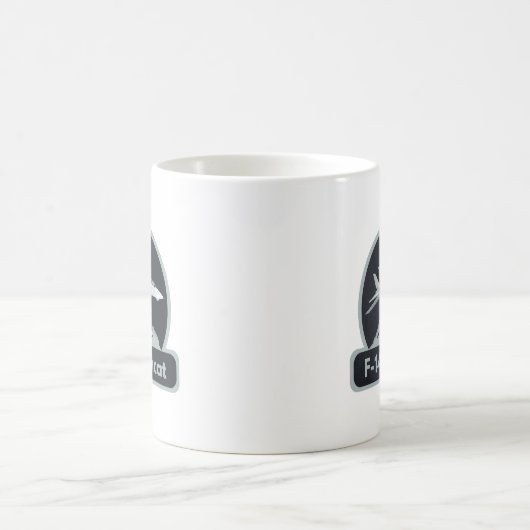 Amerikanischer F-14-Jet-Kämpfer Kaffeetasse (Mittel)