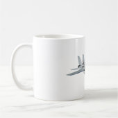 Amerikanischer F-14-Jet-Kämpfer Kaffeetasse (Links)